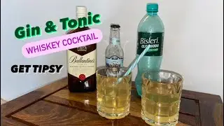 Gin & Tonic Whiskey Cocktail | Quick & Easy Cocktail Recipe | Get Tipsy 🥃