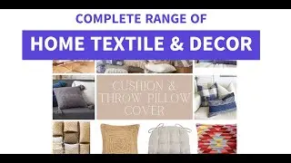 Home Décor & Textile | Complete Product Range | Manufacturer & Exporters | Start selling at Amazon