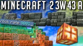 Minecraft Snapshot 23w43a : La Revolution Redstone Continue !