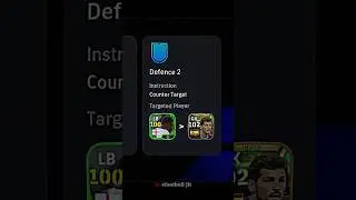 Counter target trick ☠️ | pes #efootball #efootball2024 #efootball2023 #tricks #shorts