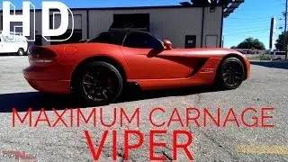 Dodge Viper Matte Orange Wrap