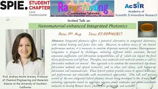 Nanomaterial enhanced Integrated Photonics
