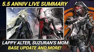 Arknights CN 5.5 Anniversary Livestream Summary!