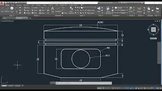 AutoCAD Tutorial - How to Make Piston Head