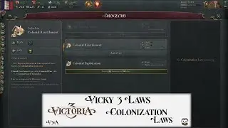 Colonization and Colonization Laws - Vicky 3 Academy