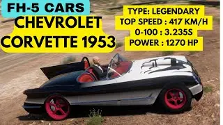 Forza Horizon 5 Cars - Chevrolet Corvette 1953 | Type: Legendary #fh5 | FH5 4k Gameplay