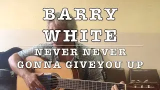 Barry White -Never Never Gonna GiveYou Up -guitar cover Garri Pat