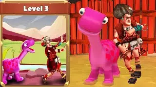 Scary Teacher Stone Age | Story Begins Level 3 Walkthrough (iOS Android)