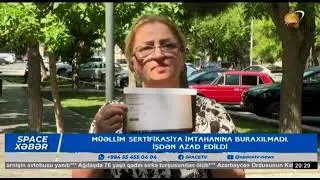 27 nömrəli məktəbin müəllimi sertifikasiya buraxılmadı işdən çıxarıldı