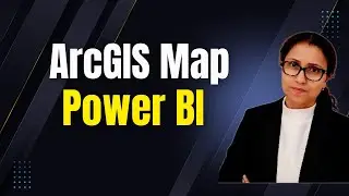 23 How to create ArcGIS Map in Power BI | Data Analysis in Power BI #powerbi #dataanalysis