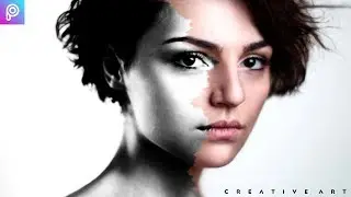 B&W Colour Makeup | PicsArt Photo Editing