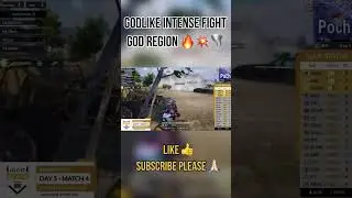 Godlike intense fight in last circle 🔥💥🌪️✨#gaming #bgmihighlights
