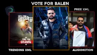 Iska mai tere | Alighmotion xml |X M L| Trending tiktok xml for use #voteforbalen