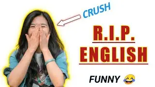 RIP English 🙏🏻😂 | funny Chatting With Crush | whatsapp chatting memes 