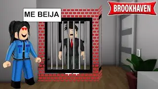 A POLICIAL ME PRENDEU PARA ME BEIJAR NO BROOKHAVEN RP (Roblox)