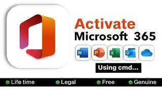 Download, Install and Activate Office 2019, 2021 and 365 Using cmd