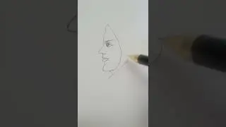 menggambar wanita berjilbab