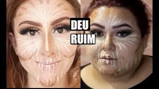 IMITEI A MAQUIAGEM MAIS F#D@ DA MARI MARIA| PAULA GONÇALVES #VEDA5
