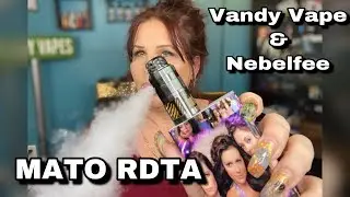 Steel rods & great flavor? MATO RDTA | Vandy Vape & Nebelfee