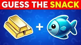 Guess the SNACK & JUNK FOOD by Emoji? 🍟🍔 Emoji Quiz 2026