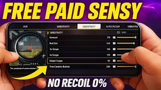 Free paid SENSY after new OB update || Garena Free Fire new updated SENSY || FF new SENSY 🔥 #ff 