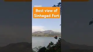 Khadakwasla back water + Sinhagad viewed from Zapurza museum #sinhagad #khadakwasla #nature #views