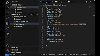 Basic Express.js (nodejs) backend web app