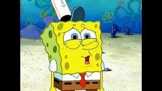 Spongebob Squarepants Does this look unsure to you?