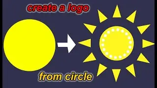 CIRCLE TO SUN LOGO in adobe photo shop