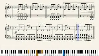 Rammstein - Ich will on piano