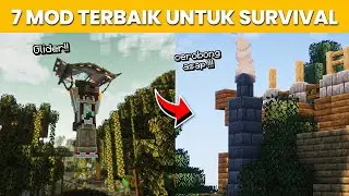 7 MOD MIECRAFT TERBAIK & BERGUNA UNTUK SURVIVAL | 1.20/.1.21