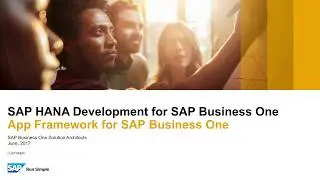 Introduction to the App Framework, version for SAP HANA 1/3: App Framework Introduction
