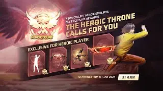 Heroic Rewards (2024) | Dawn Voyage | FREE FIRE RANK REWARDS || RAMIYA FF
