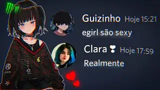 VIREI UMA E-GIRL NO DISCORD