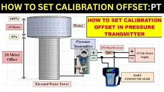 How To Set Calibration Offset in Pressure Transmitter for Hydrostatic Level Measurement