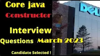 Core java interview Question by Dell/ Difference between method and Constructor/Durga sir/Abdul Bari