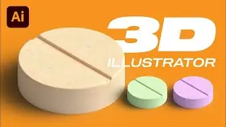 How To Draw 3D Objects Design in Adobe Illustrator | Ahoo