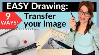 Transfer your Image To Paper (EASY Drawing Tutorial!)
