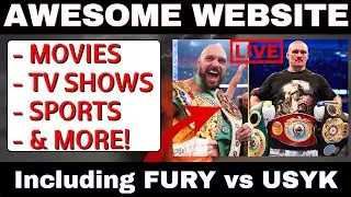 🔴Top Website to Watch Sports, Movies & TV Shows (FURY vs USYK) 2024 Update !