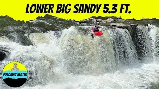 Kayaking the Lower Big Sandy at 5.3 Ft.