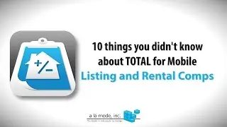 Appraiser Tech Tip:  Add listings and rentals in a few clicks