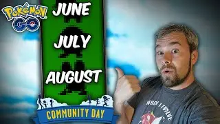 Our Community Day Pokémon for June, July, & August will be... (Pokémon GO)