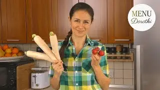 Surówka z białej rzodkwi - dlaczego warto ją jeść? Smaczna, tania i szybka surówka. MENU Dorotki.