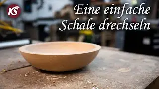 Basic woodturning knowledge 4/11 - How to turn a simple bowl