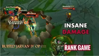 BUFFED JARVAN IV IS OP !!!!   | League of Legends | (RANK GAME)