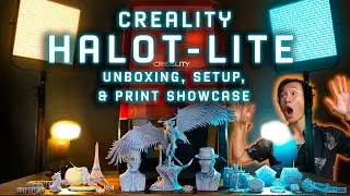 Creality HALOT-LITE - Unboxing and Print Showcase