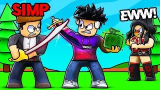 I Gave Her This FRUIT, and Her SIMPS Joined... (Roblox Blox Fruits)