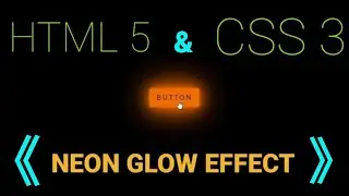 Neon Light Button  Animation Hover Effects | CSS & HTML | CSS Hover Effect |