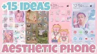 🌈+15 AESTHETIC ideas/theme for your PHONE - ANDROID (+Huawei themes)🌈