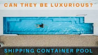 Shipping Container Pool with 8m Window